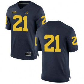 Mens Desmond Howard Michigan Wolverines #21 Limited Navy College Football Jersey 102